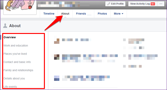 Настройки конфиденциальности Facebook 2
