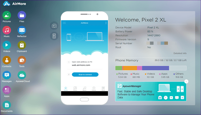 Airdroid против Airmore Альтернатива 7