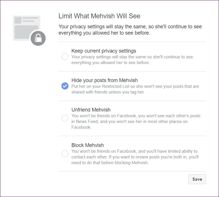 Facebook: сделайте перерыв против отписки и удаления из друзей 3