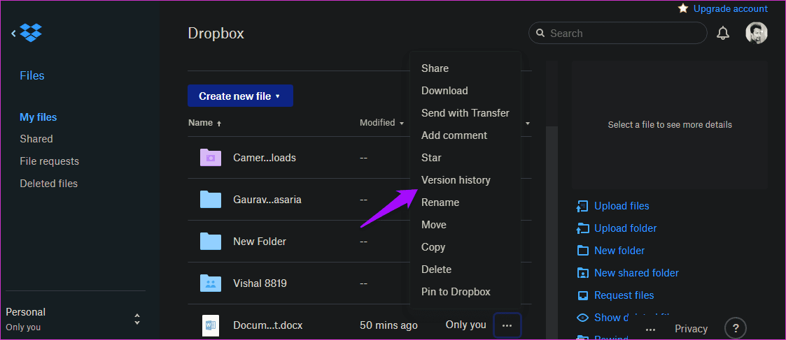 Советы и рекомендации Dropbox 5