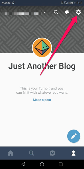 Tumblr Уменьшить использование данных 2