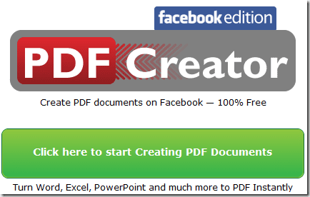 Домашняя страница Создателя PDF