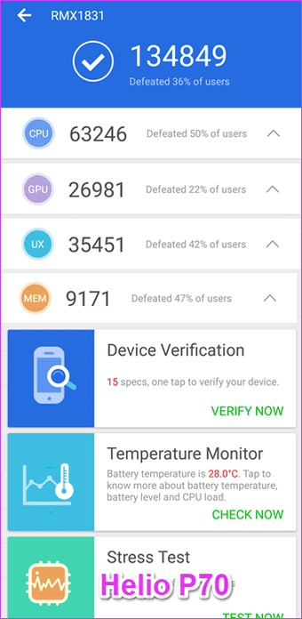 Сравнение Mediatek Helio P70 и Qualcomm Snapdragon 660: тесты 3
