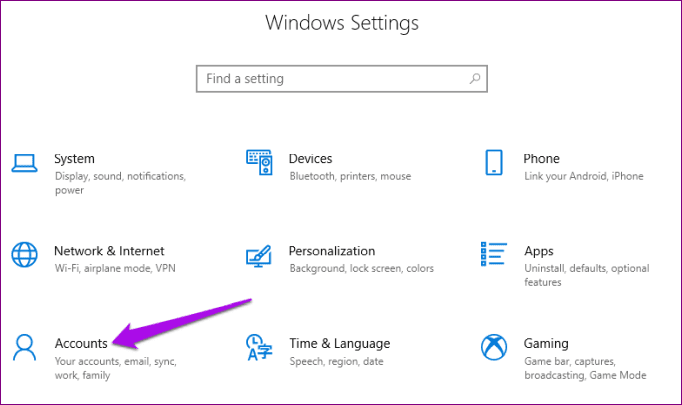Проверьте экранное время, разные устройства, настройки Windows, учетные записи