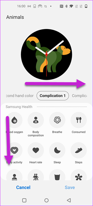 Как настроить циферблаты на Samsung Galaxy Watch 4 4