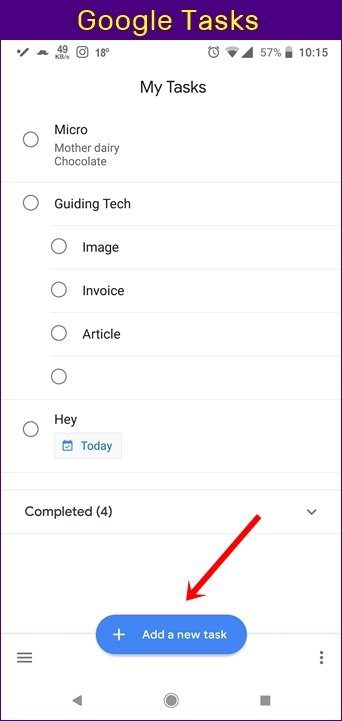 Задачи Google против Microsoft Todo 5