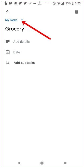 Возможности Google Tasks Подсказки 14
