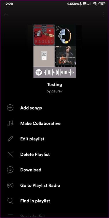 Изменить обложку плейлиста на Spotify 2