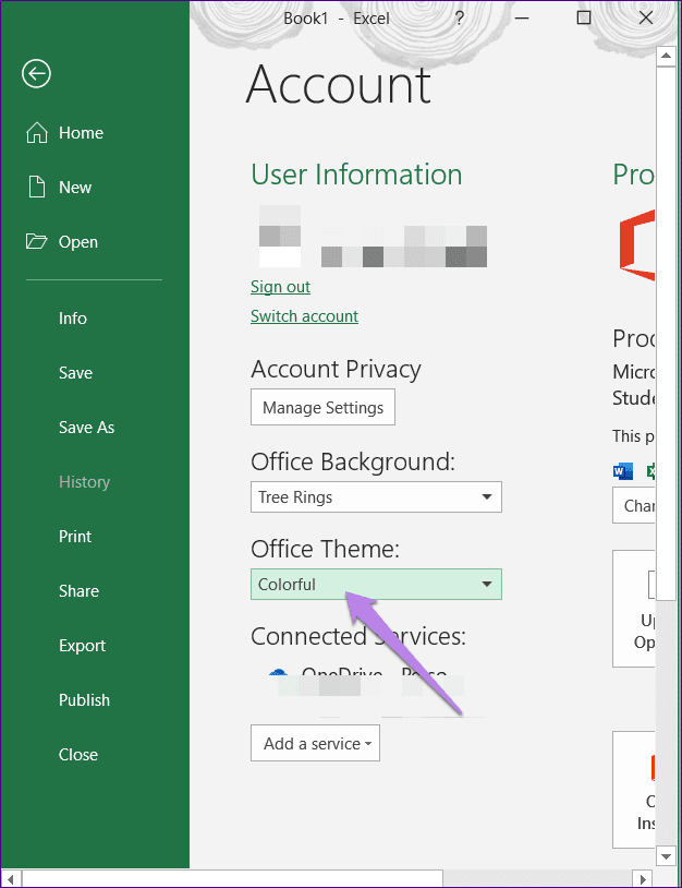 Отключить темный режим в Microsoft Office Word Excel Powerpoint 4