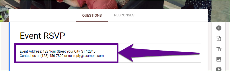 Создать Rsvp Google Form 04