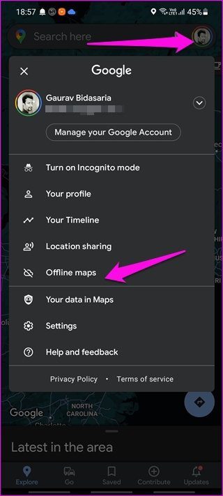 Как использовать Google Maps в автономном режиме на Android и i OS 14
