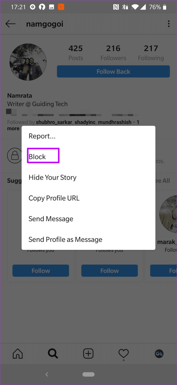 Могу ли я ограничить круг лиц, которые видят мои посты и истории в Instagram 10