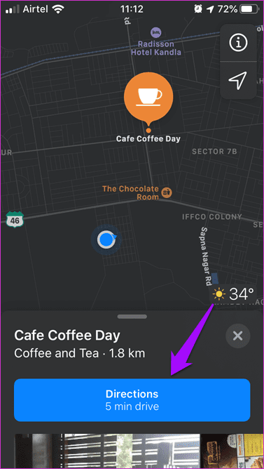 Как использовать Apple Maps для автоматической отправки Live Eta 2