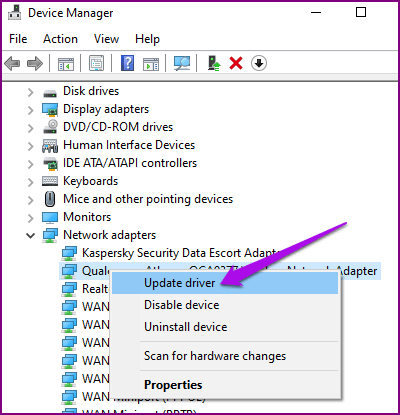Ноутбук Windows не подключается Настройки точки доступа Android Устранение неполадок Обновление сетевого адаптера