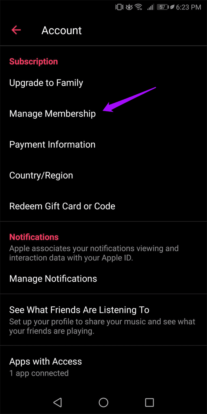 Отписаться от Apple Music 13