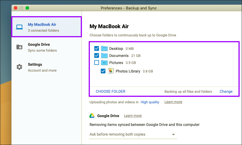 Mac Google Drive не синхронизирует исправления 7