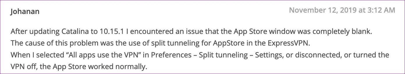 Fix не может подключиться к Mac App Store 10