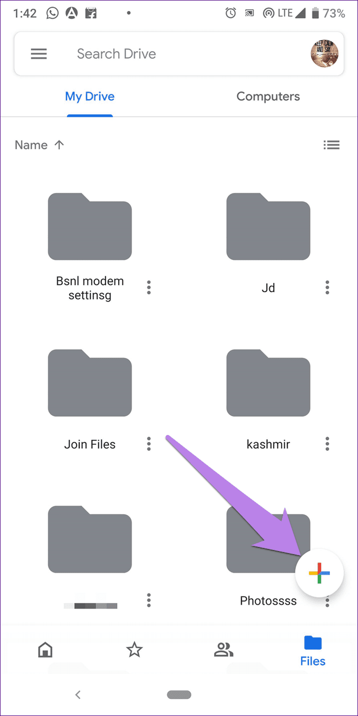 Добавить отсканированное изображение Документы Google 7