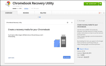 Утилита восстановления Chromebook в Интернет-магазине Chrome1