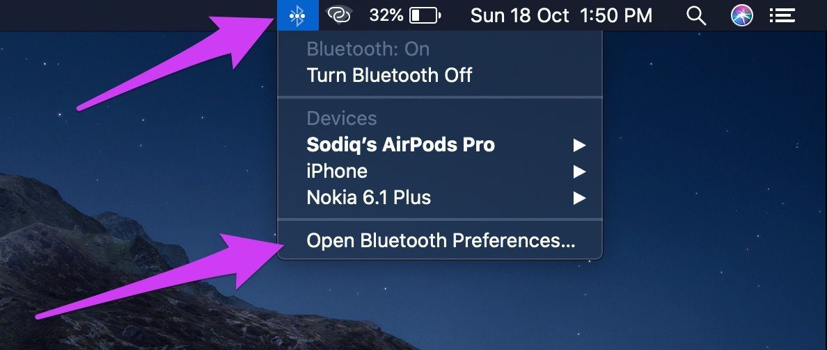 Исправить отключение AirPods от Mac