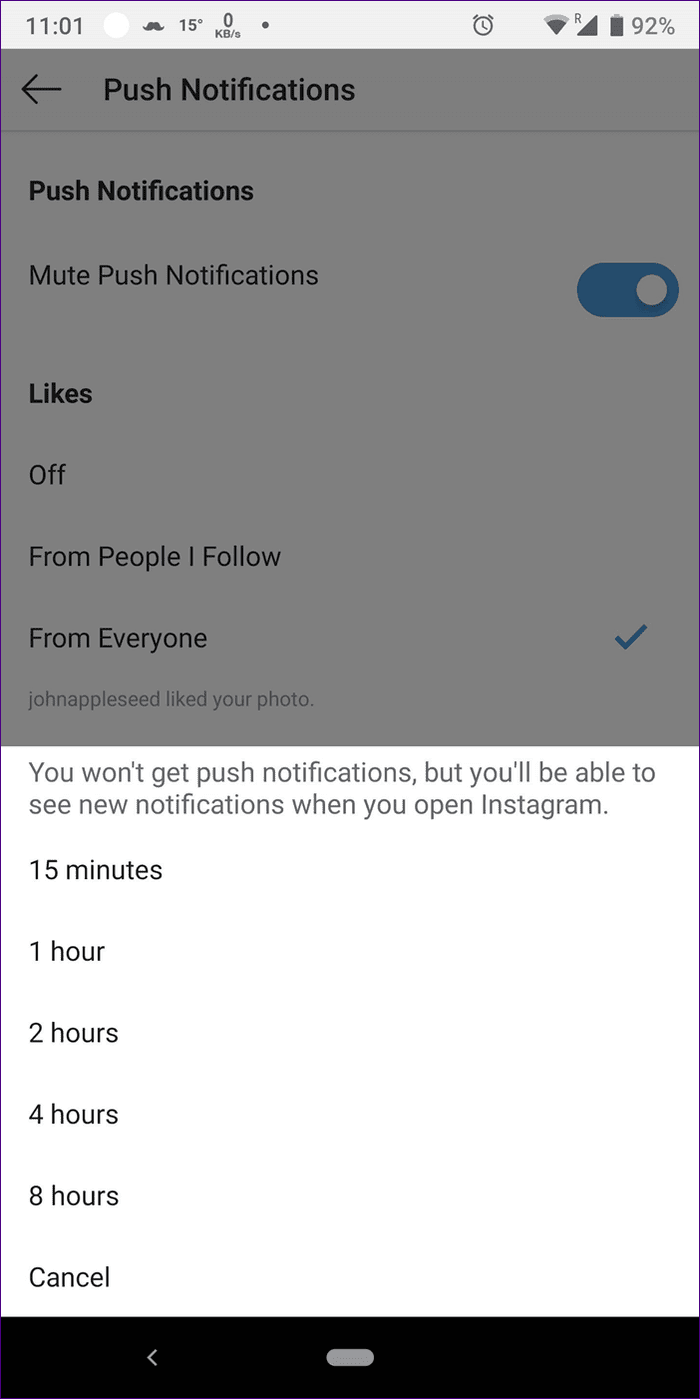 Отключение звука в инстаграме 8