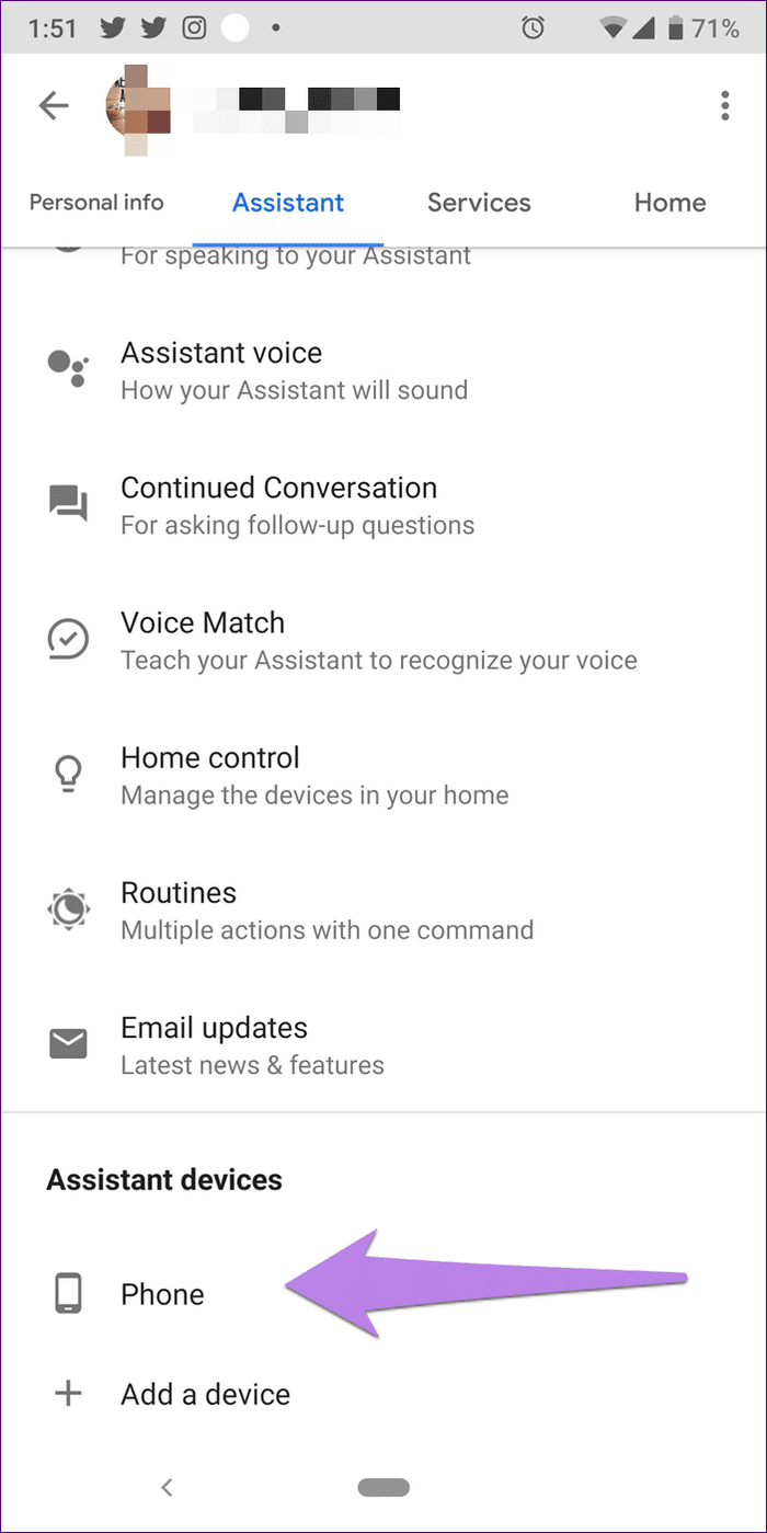 Настройки Google Ассистента 18