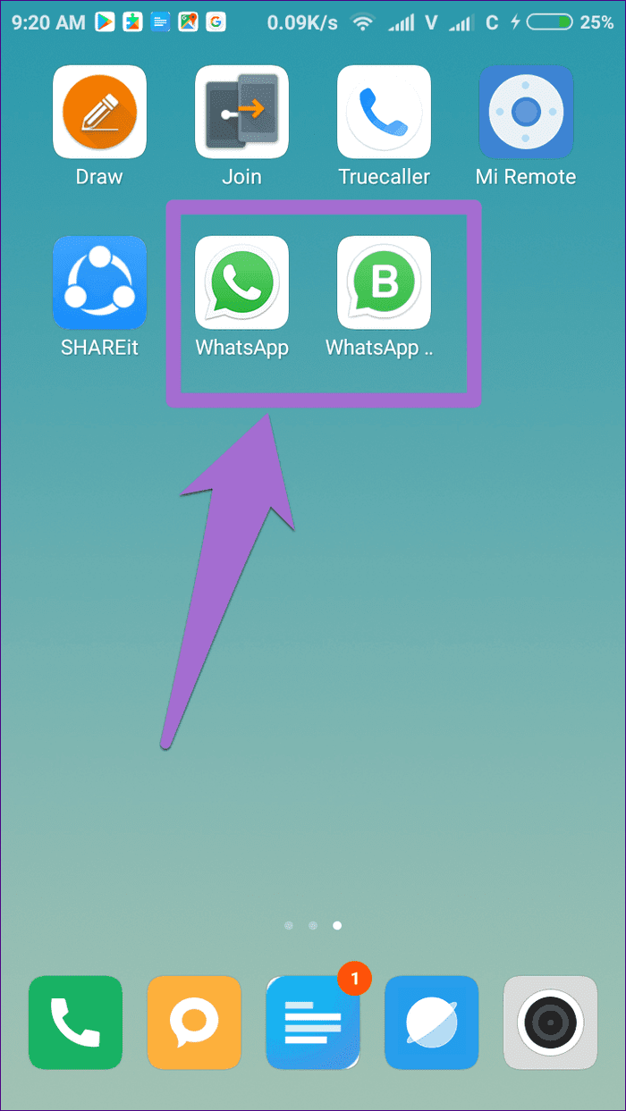 Whatsapp против WhatsApp Business 1