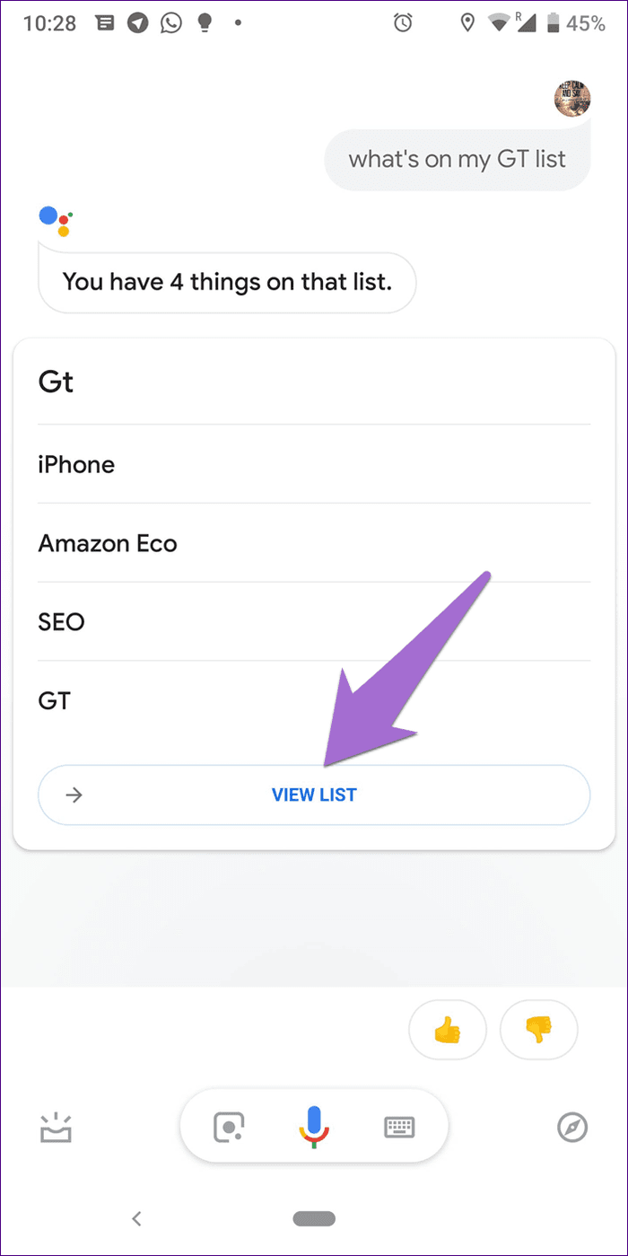 Заметки и списки Google Assistant 15