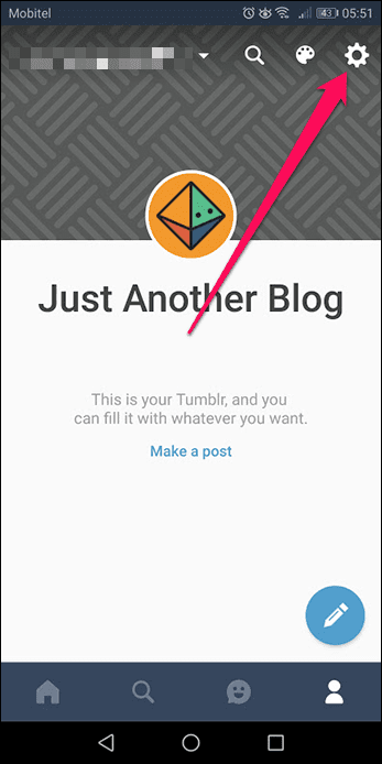 Tumblr Отключить обмен мгновенными сообщениями 5