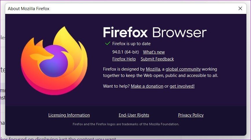 Обновите Firefox