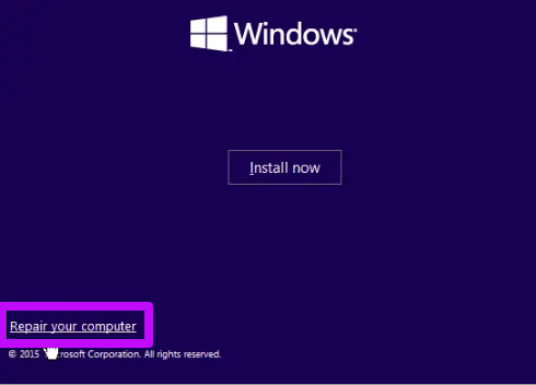 Установка Windows ремонт вашего компьютера