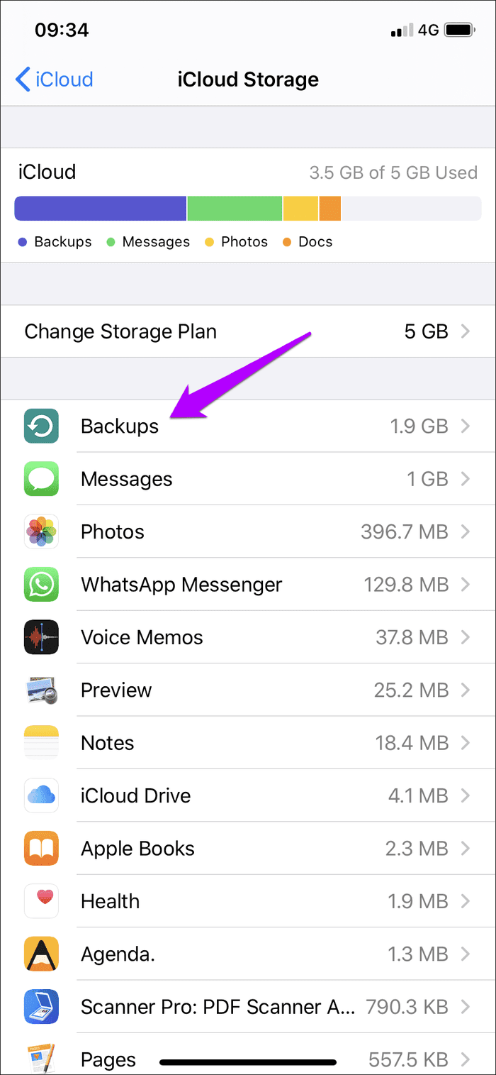 Удалить резервные копии Icloud Iphone Ipad Mac Pc 4