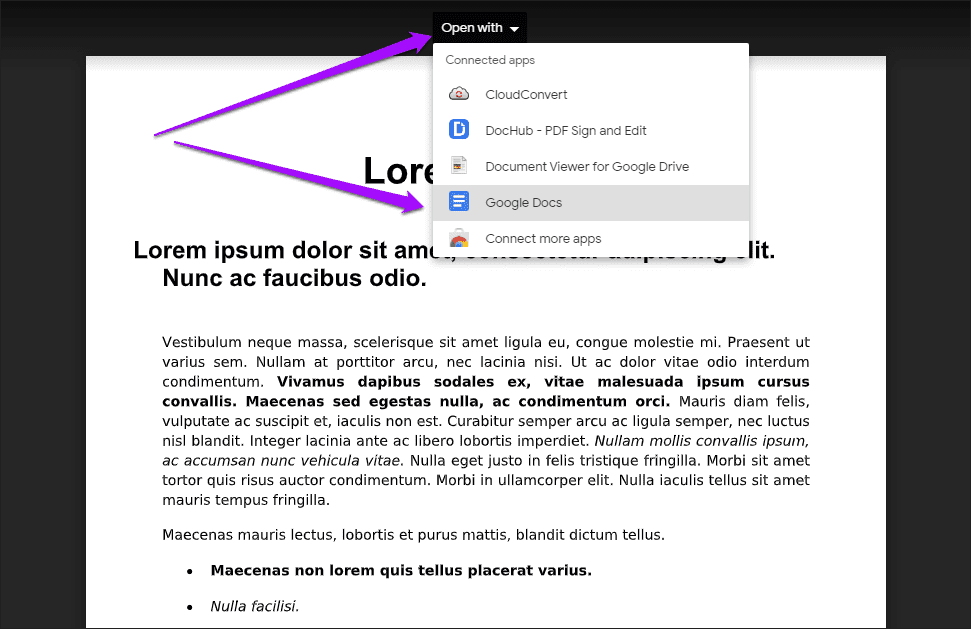 Конвертировать DOCX в GDOC 12