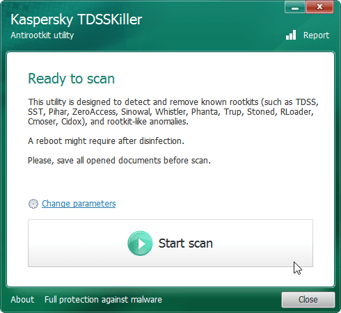 Касперский Tdskiller 1