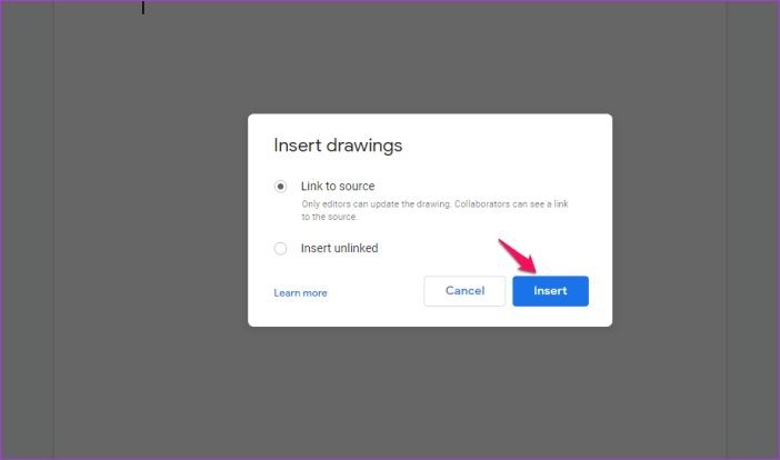 Вставьте рисунки Google в Документы Google 10
