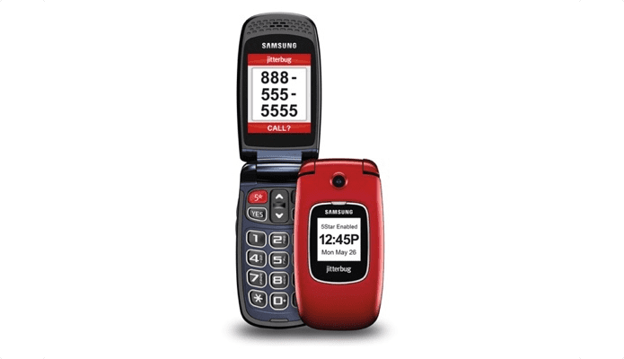 Телефон-раскладушка Jitterbug5 Samsung Greatcall Senior