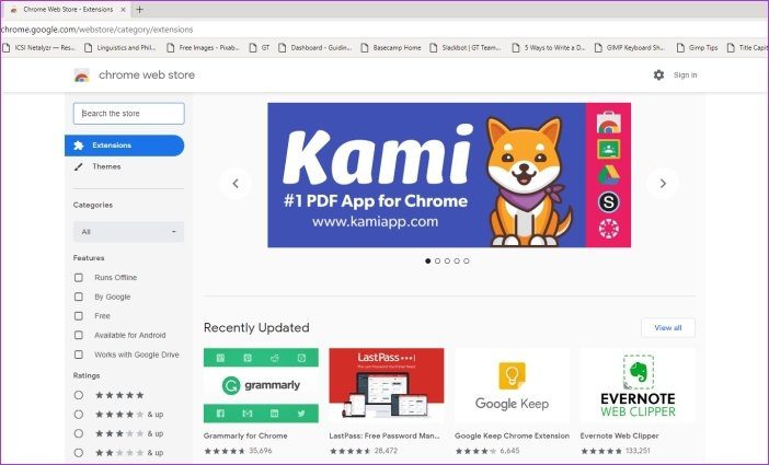 Как установить расширения Chrome в Microsoft Edge 7 1