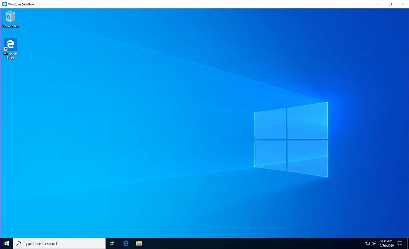 Сравнение Windows Sandbox и Sandboxie 1