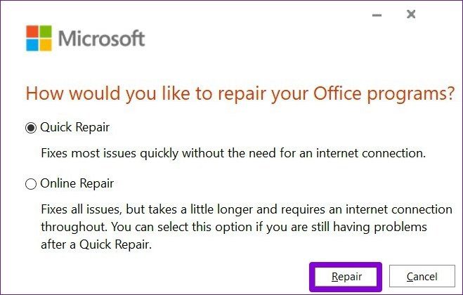 Восстановить Microsoft Office 365