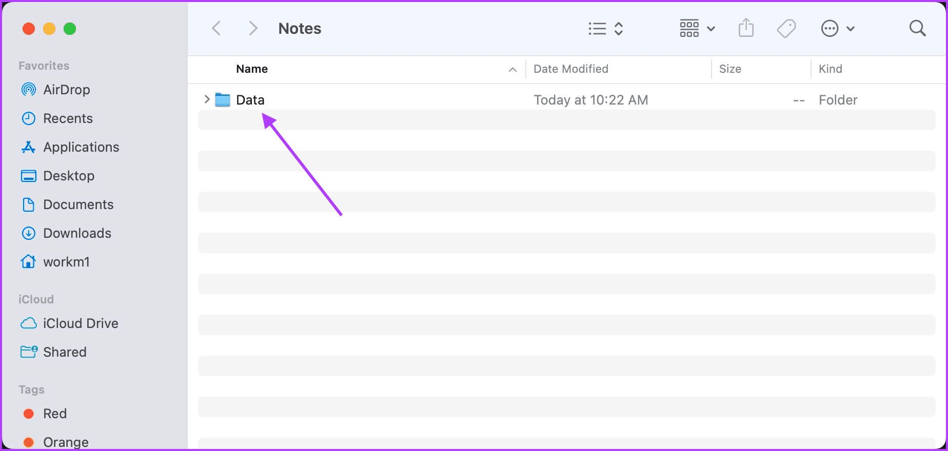 Удалить файлы библиотеки Apple Notes 4