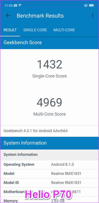 Сравнение Mediatek Helio P70 и Qualcomm Snapdragon 660: тесты 2
