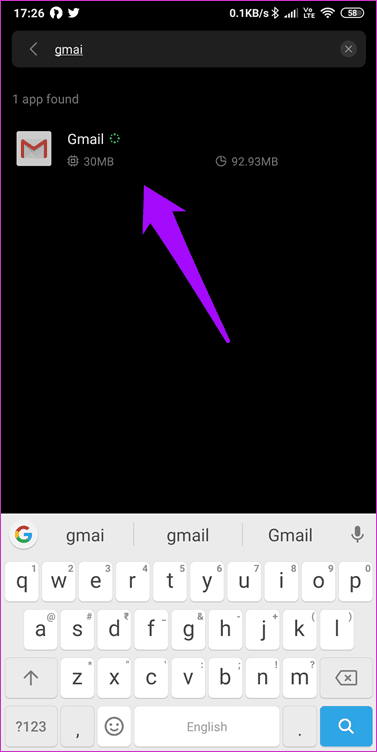 Исправить Gmail, ожидающий ошибки синхронизации 8