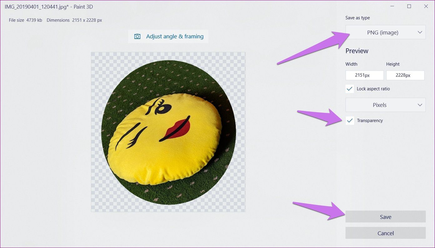Круги на полях в Paint 3D 18