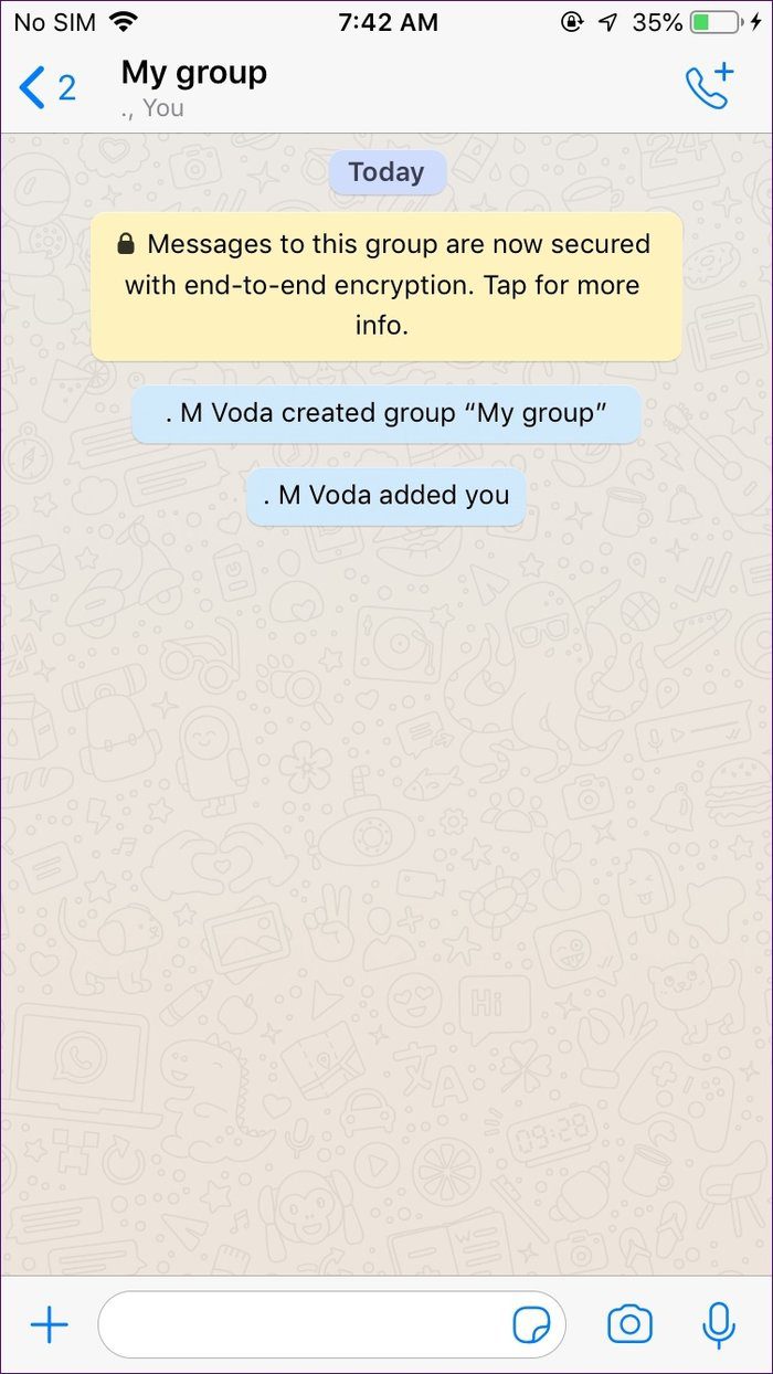 Создайте группу WhatsApp с собой на Iphone Android 5