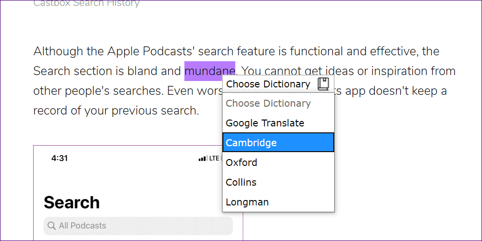 Лучшие расширения словаря Chrome 10