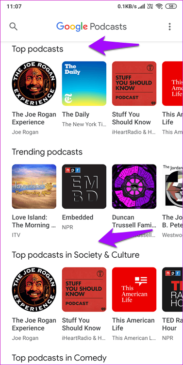 Подкасты Google против Pocket Casts 2