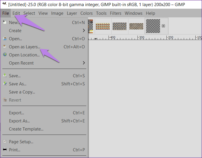 Плитка изображения Gimp 4