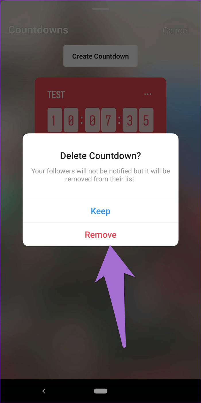 Руководство по стикерам обратного отсчета в Instagram 14