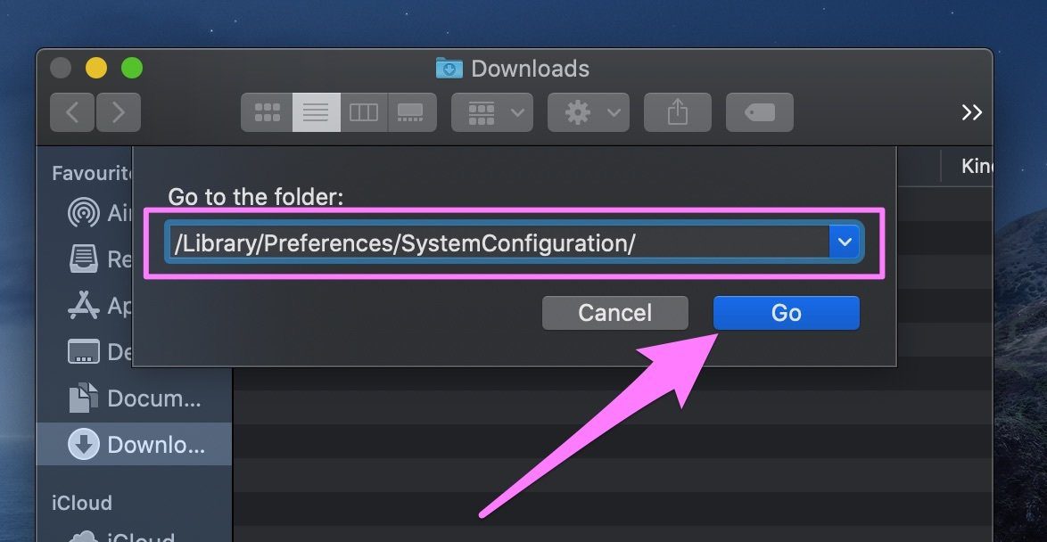 Сбросить сетевой стек Wi-Fi Mac 09