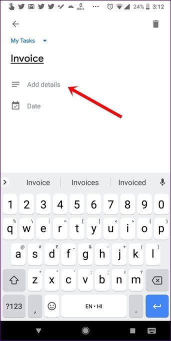 Возможности Google Tasks Подсказки 11